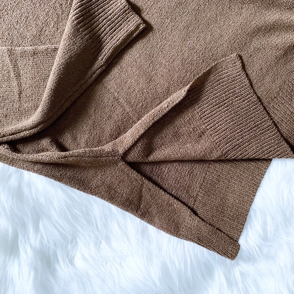 NWOT Cold Shoulder Mock Neck Sweater - Picture 3 of 3